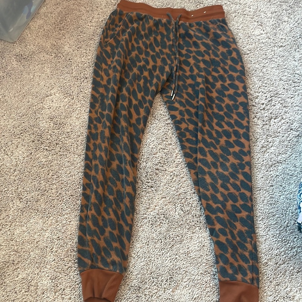 Leopard print sweats